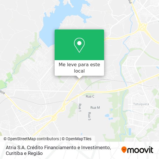 Atria S.A. Crédito Financiamento e Investimento mapa