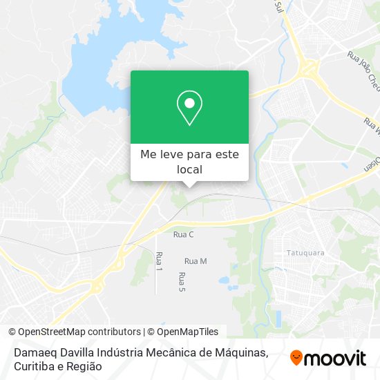 Damaeq Davilla Indústria Mecânica de Máquinas mapa