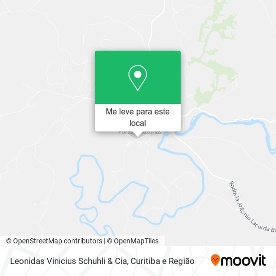 Leonidas Vinicius Schuhli & Cia mapa