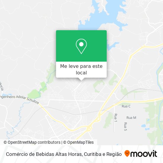 Comércio de Bebidas Altas Horas mapa