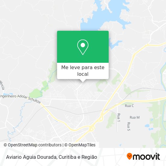 Aviario Aguia Dourada mapa