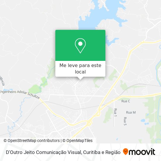 D'Outro Jeito Comunicação Visual mapa