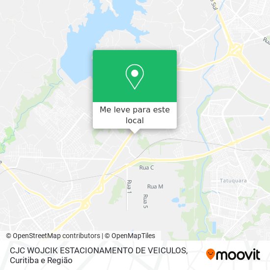 CJC WOJCIK ESTACIONAMENTO DE VEICULOS mapa