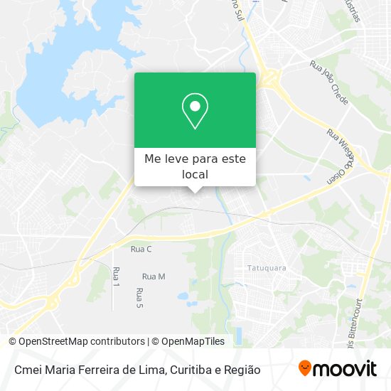 Cmei Maria Ferreira de Lima mapa