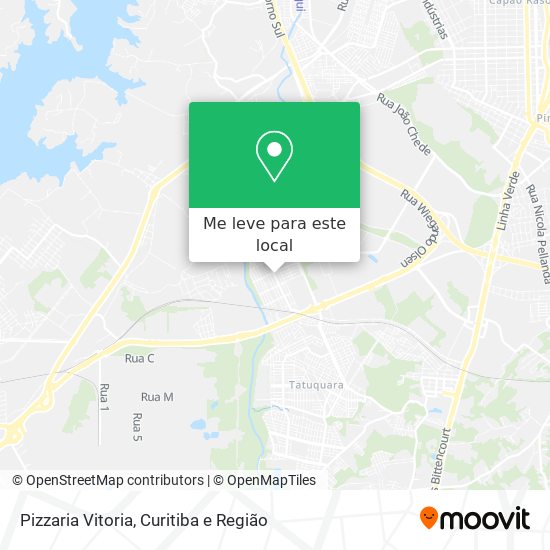 Pizzaria Vitoria mapa