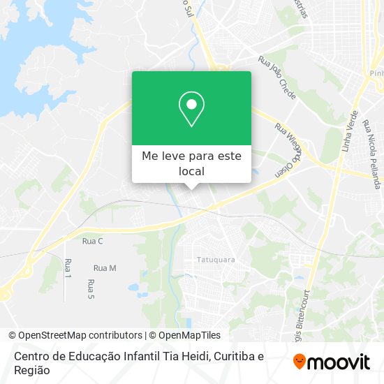 Centro de Educação Infantil Tia Heidi mapa