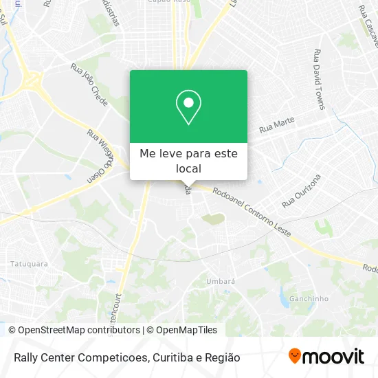 Rally Center Competicoes mapa