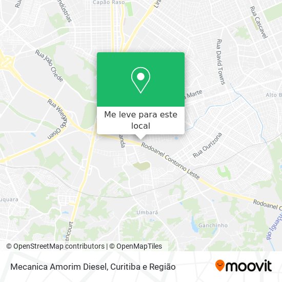 Mecanica Amorim Diesel mapa