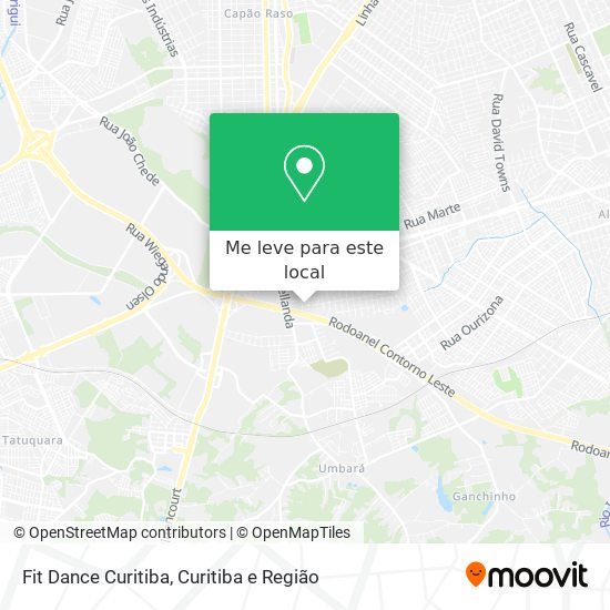 Fit Dance Curitiba mapa
