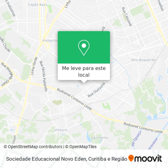 Sociedade Educacional Novo Eden mapa
