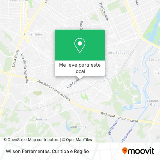 Wilson Ferramentas mapa