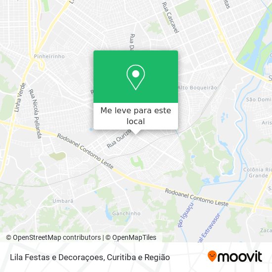 Lila Festas e Decoraçoes mapa