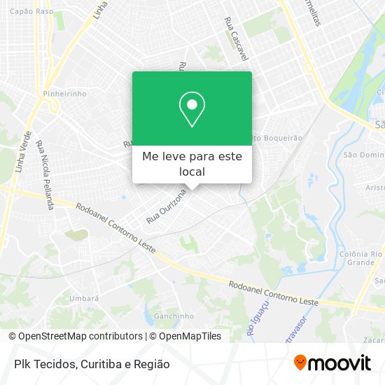 Plk Tecidos mapa