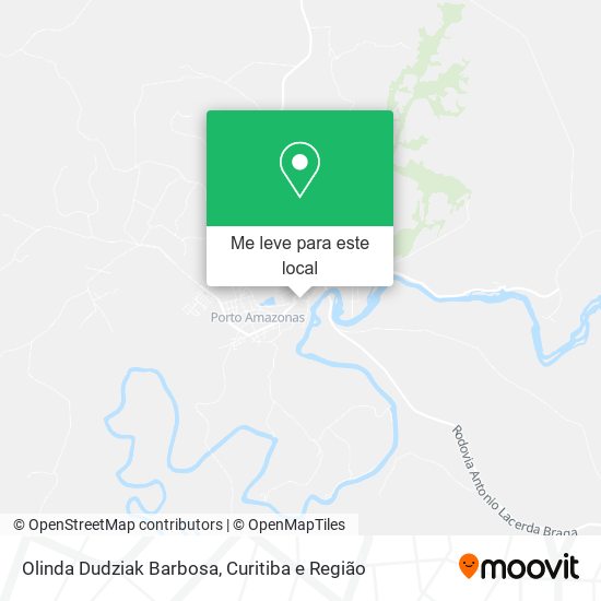Olinda Dudziak Barbosa mapa