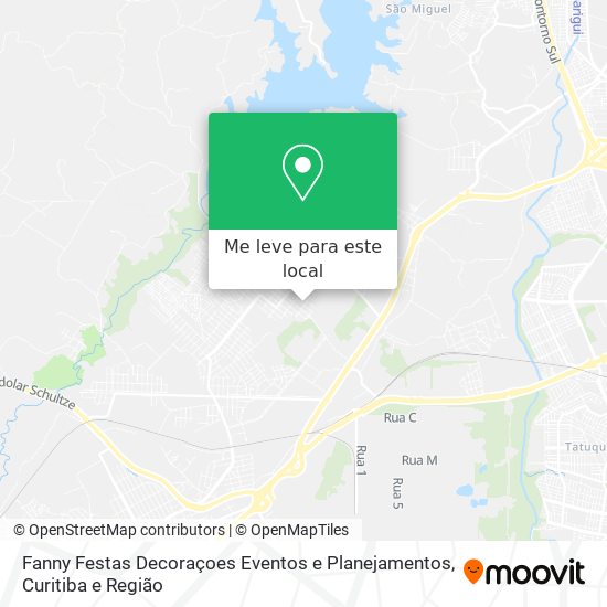 Fanny Festas Decoraçoes Eventos e Planejamentos mapa