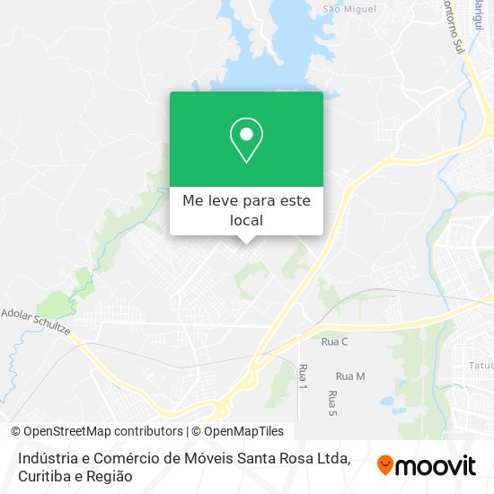 Indústria e Comércio de Móveis Santa Rosa Ltda mapa