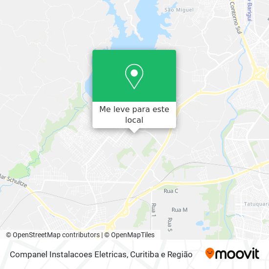 Companel Instalacoes Eletricas mapa