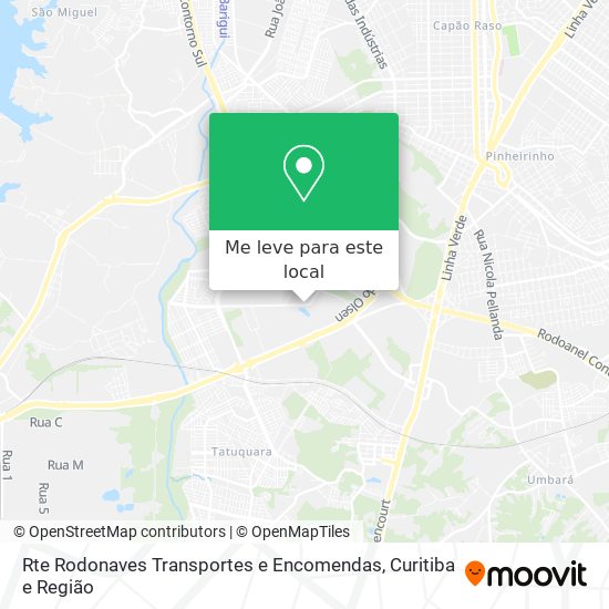 Rte Rodonaves Transportes e Encomendas mapa