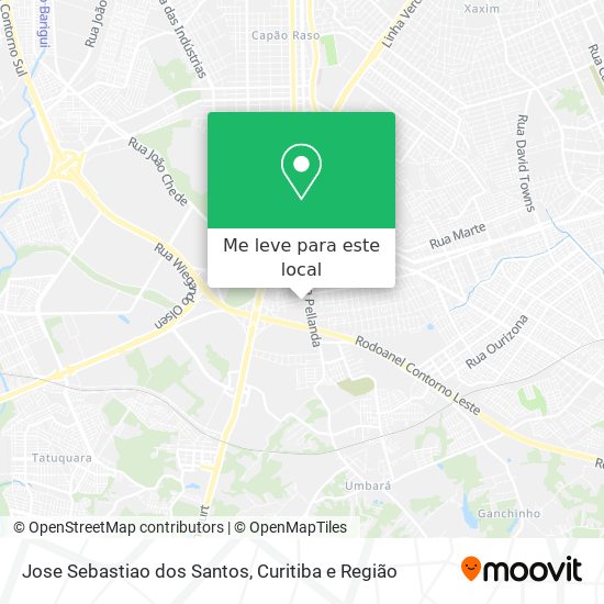Jose Sebastiao dos Santos mapa