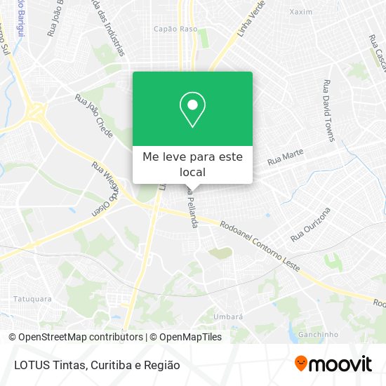 LOTUS Tintas mapa