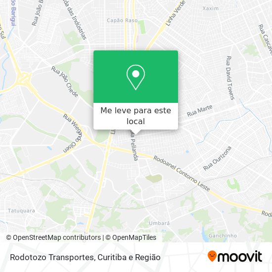 Rodotozo Transportes mapa