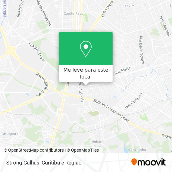Strong Calhas mapa