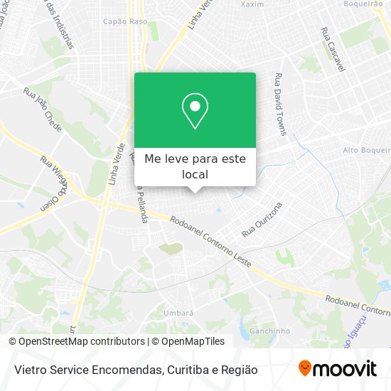 Vietro Service Encomendas mapa