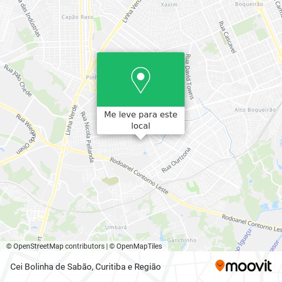 Cei Bolinha de Sabão mapa