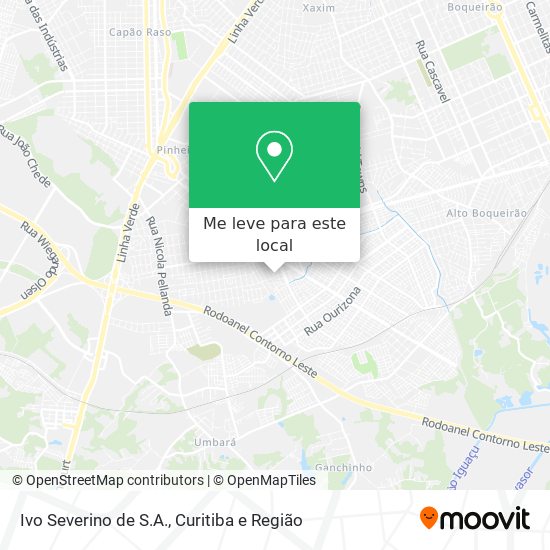 Ivo Severino de S.A. mapa