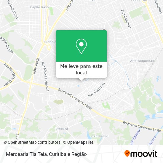 Mercearia Tia Teia mapa