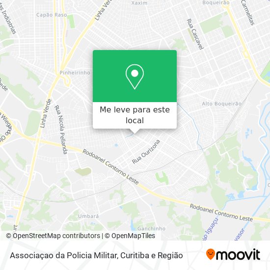 Associaçao da Policia Militar mapa