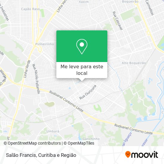 Salão Francis mapa