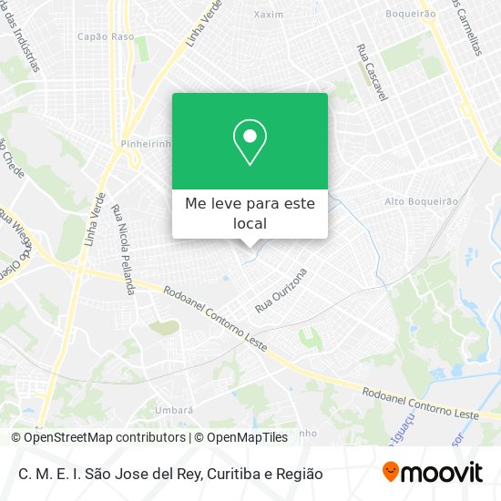 C. M. E. I. São Jose del Rey mapa