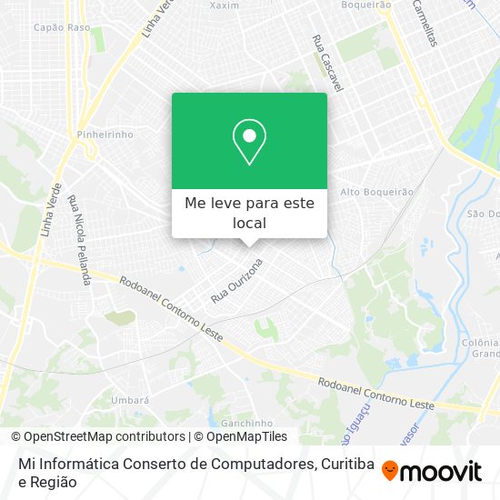 Mi Informática Conserto de Computadores mapa