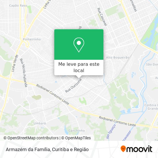 Armazém da Família mapa