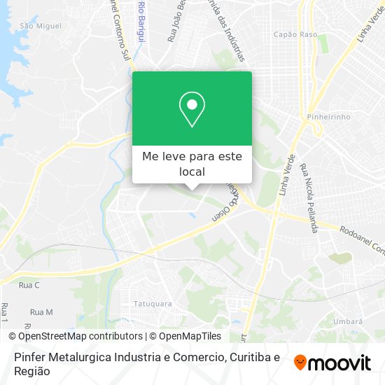 Pinfer Metalurgica Industria e Comercio mapa