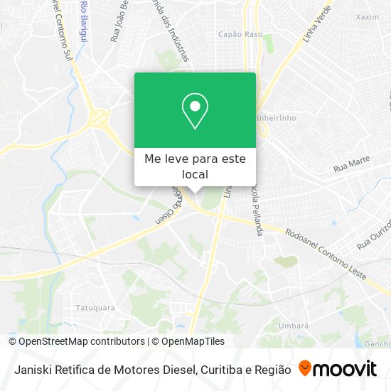 Janiski Retifica de Motores Diesel mapa