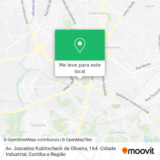 Av. Juscelino Kubitscheck de Oliveira, 164 -Cidade Industrial mapa