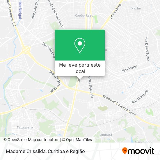 Madame Crissilda mapa