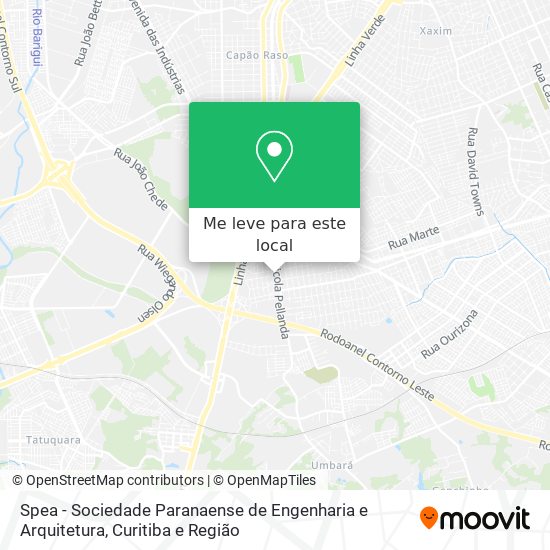 Spea - Sociedade Paranaense de Engenharia e Arquitetura mapa