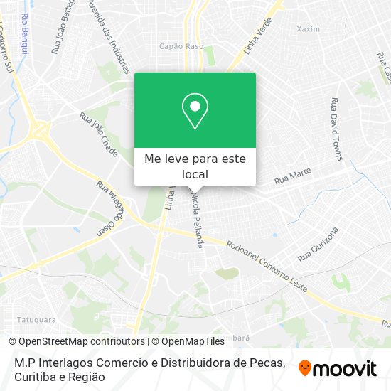 M.P Interlagos Comercio e Distribuidora de Pecas mapa