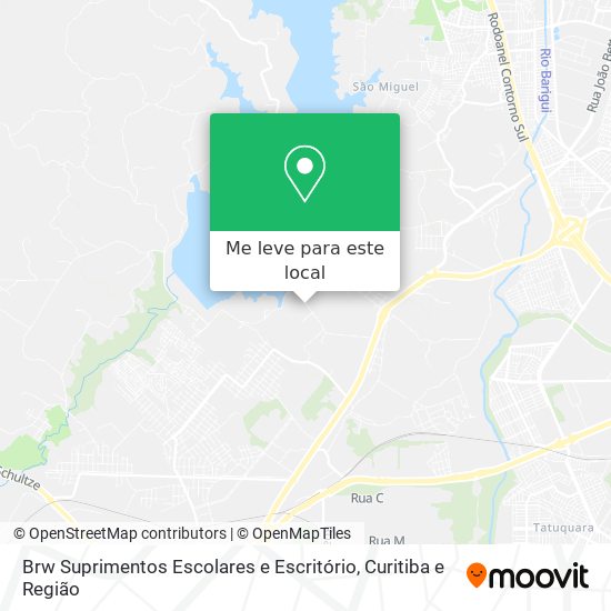 Brw Suprimentos Escolares e Escritório mapa