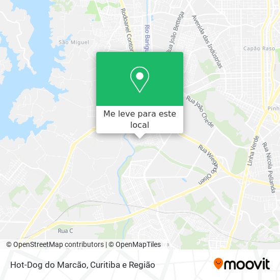 Hot-Dog do Marcão mapa