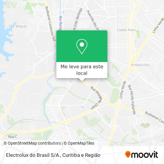 Electrolux do Brasil S/A. mapa