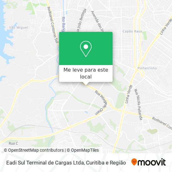 Eadi Sul Terminal de Cargas Ltda mapa