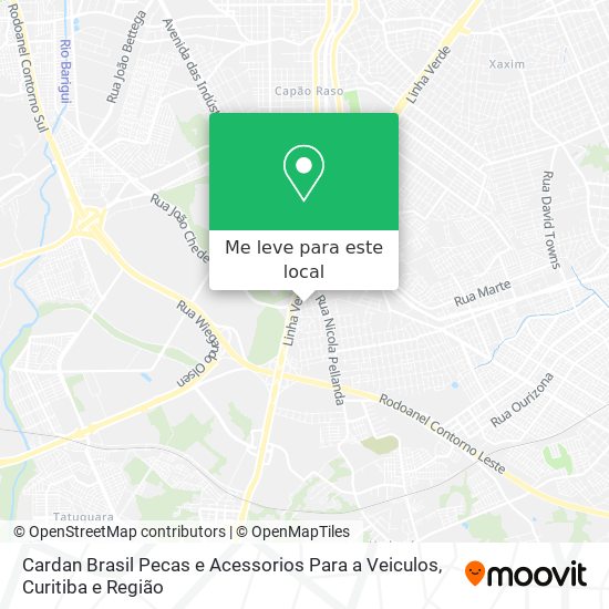 Cardan Brasil Pecas e Acessorios Para a Veiculos mapa