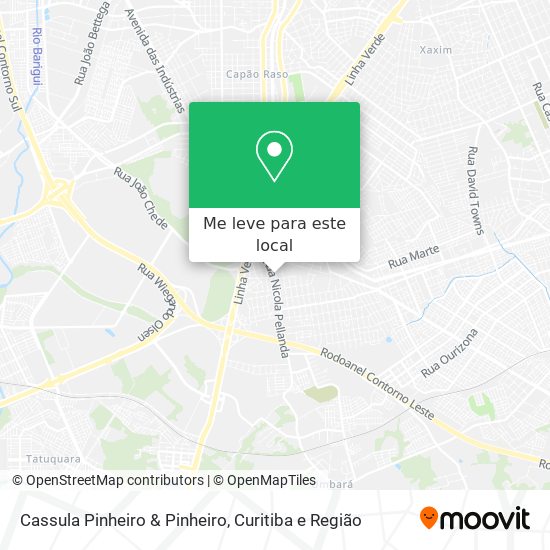 Cassula Pinheiro & Pinheiro mapa