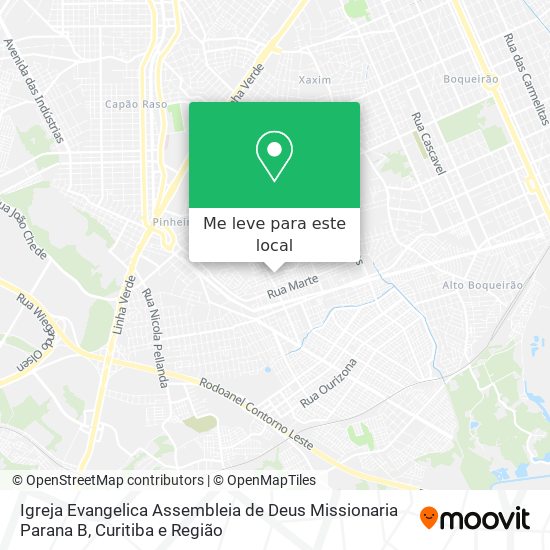 Igreja Evangelica Assembleia de Deus Missionaria Parana B mapa