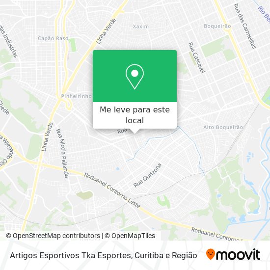 Artigos Esportivos Tka Esportes mapa
