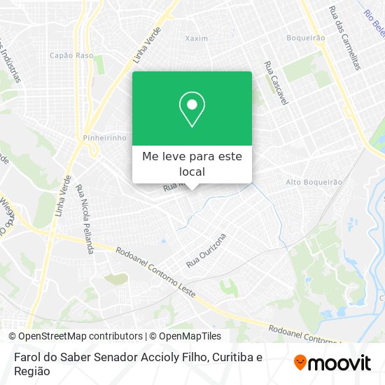 Farol do Saber Senador Accioly Filho mapa